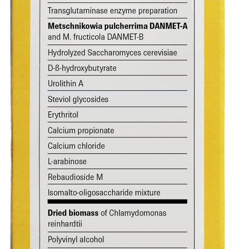 Food additives on the side of a cereal box continued